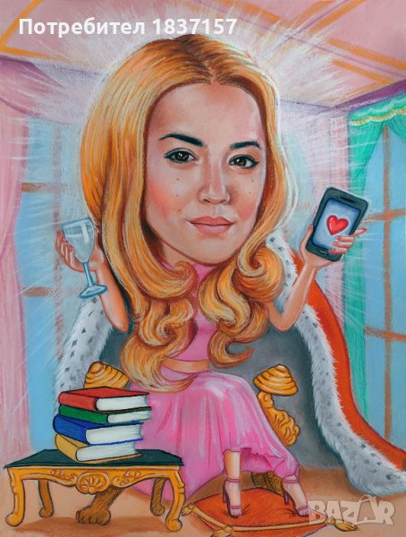 Карикатура по снимка, снимка 1