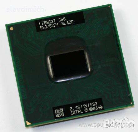 Продавам процесор за лаптоп  Intel® Celeron® Processor 560 1M Cache, 2.13 GHz, 533 MHz FSB, снимка 1