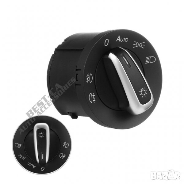 Ключ копче бутон за светлини Volkswagen Golf Passat Caddy Jetta Sharan, снимка 1