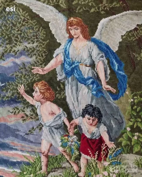 Гоблен ангел пазител , снимка 1