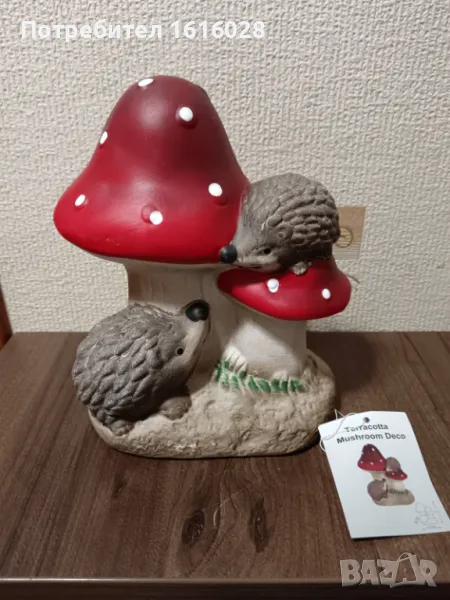 Нови керамични големи гъбки с таралежи., снимка 1