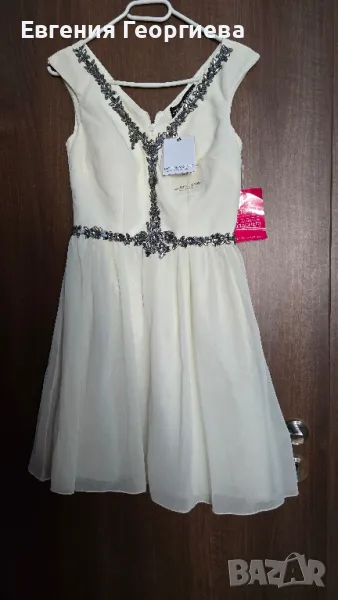 Бяла официална рокля Little Mistress - XS размер , снимка 1