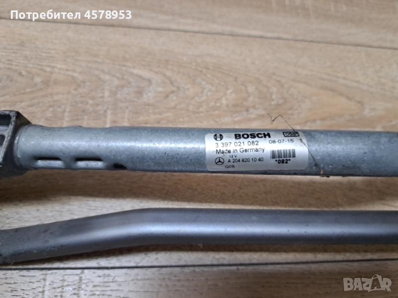 Лостов механизъм за чистачките за Mercedes W204, снимка 1