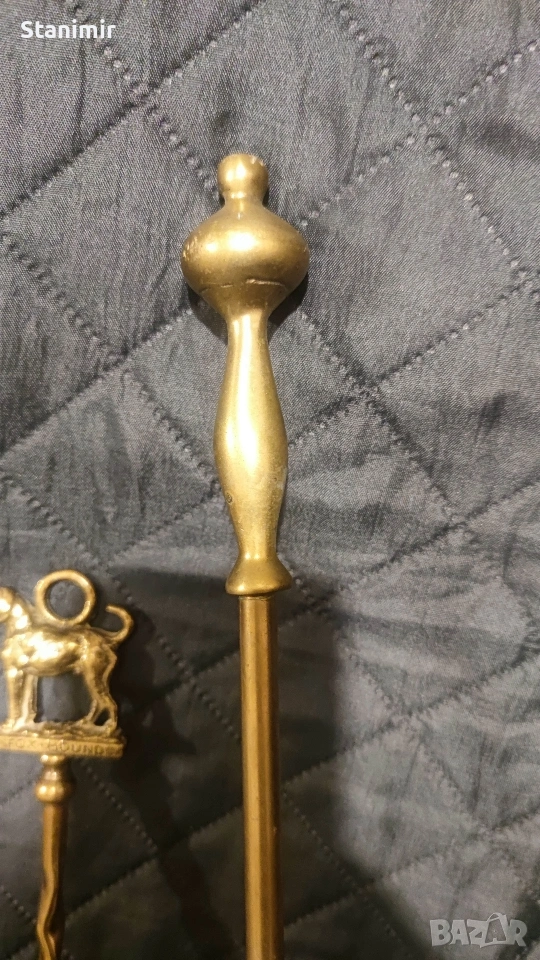 Бронзови ръжени за камина , снимка 1