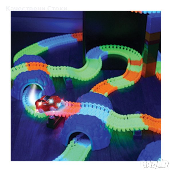 🏎️ Magic Tracks Детска светеща писта 220 части, снимка 1