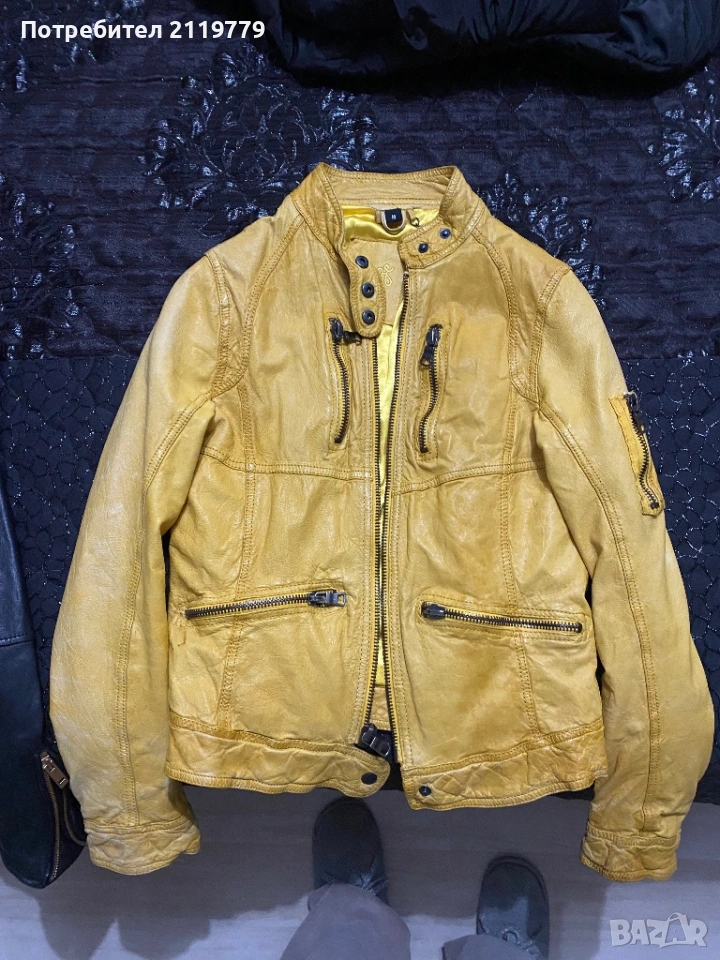 Дамско яке от естествена кожа Maze, снимка 1