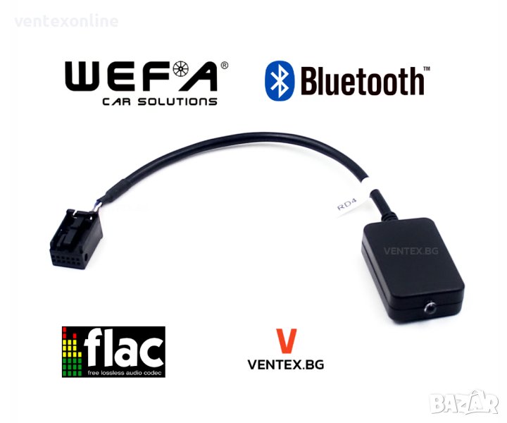 CD чейнджър Bluetooth за Peugeot Citroen след 2004 година WEFA блутут за радио пежо ситроен, снимка 1