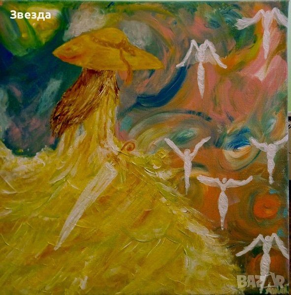 Картина "Ангели пазители", снимка 1