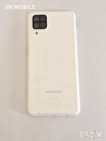Заден капак за Samsung A12/A12 Nacho/A12s A127 бял употребяван, снимка 1