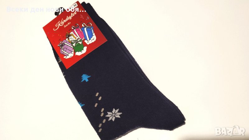 Памучни чорапи - Коледни , снимка 1