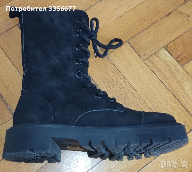 Кожени Боти/Кубинки "Aquamarine" , снимка 1