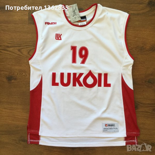 НОВ баскетболен потник AND1 на Лукойл Академик размер XL, снимка 1