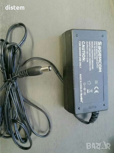 SAGEM 1200200T1M2 12V/2A Висококачествен захранващ адаптор 12V/2A, снимка 1