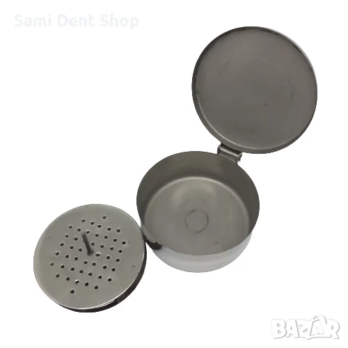 Ендодонтска кутия за стерилизация – неръждаема, компактен дизайн, снимка 1