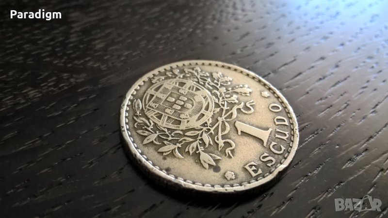 Mонета - Португалия - 1 ескудо | 1957г., снимка 1