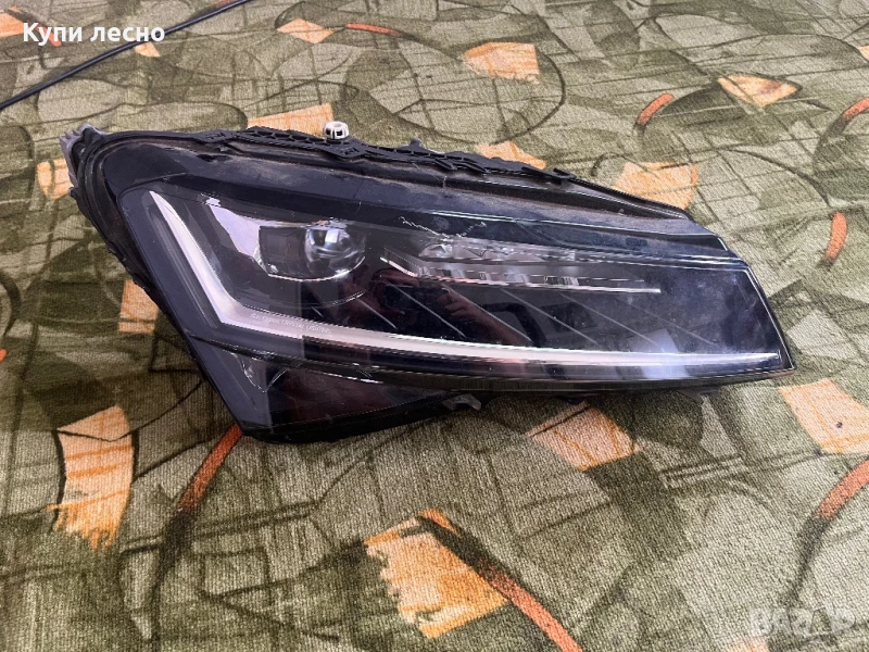 Фар за Шкода Skoda superb 3 led, снимка 1