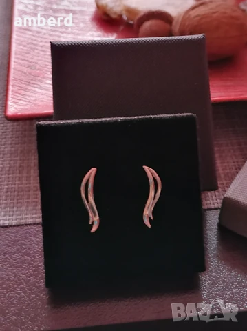 Елегантни и стилни обици - модел Е012, снимка 3 - Обеци - 51405351