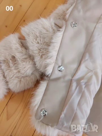 Дамско палто с косъм, снимка 6 - Палта, манта - 50633361