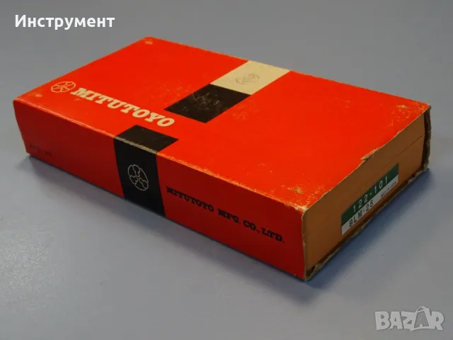 Микрометър Mitutoyo 122-101 (0-25mm) Handener steel blade, снимка 7 - Други инструменти - 49055051