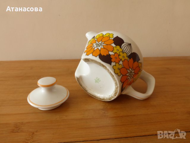 Унгарски порцеланов мини чайник чайниче 1980 г, снимка 9 - Аксесоари за кухня - 43905530
