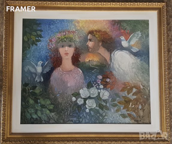 Сули Сеферов -Аркадия (Празник) 2011 година маслена картина