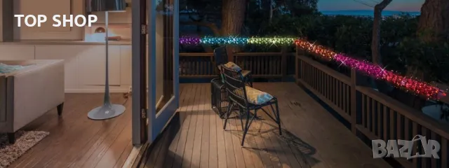 Светлинна верига LED  800 диода- 18 метра и дистанционно, снимка 9 - Други - 48476927