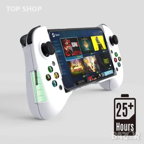 ShanWan Q13 Mobile Game Controller за iphone с поддръжка на PHONE CASE, Bluetooth безжичен геймпад, снимка 3 - Калъфи, кейсове - 49157871
