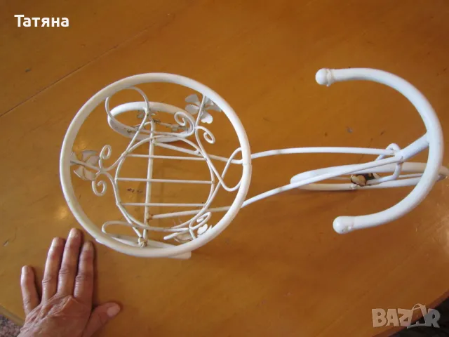  КОЛИЧКА /метална /; кашпи и цветарници /метал / за декорация  на цветя , снимка 13 - Градински мебели, декорация  - 29998288