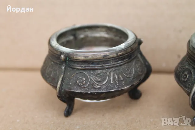 2 броя посребрени СССР купи за хайвер , снимка 2 - Други ценни предмети - 47549407