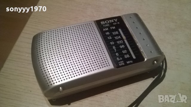 sony icf-8 джобно радио-внос холандия, снимка 3 - Радиокасетофони, транзистори - 27696846