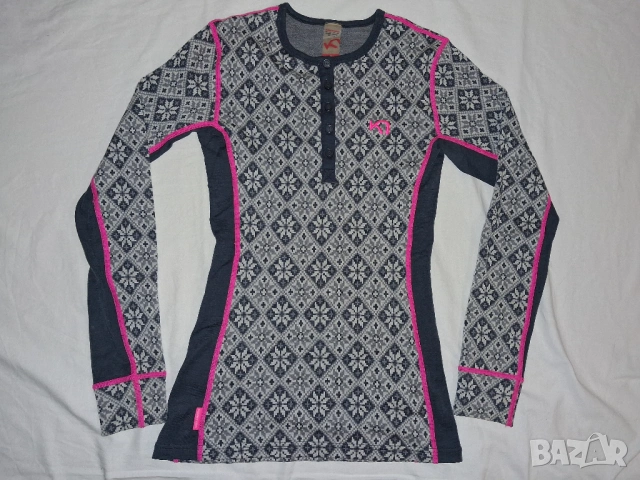 Kari Traa и Bergans (М) - 4 броя дамски термо блузи и клин мерино 100% Merino Wool 