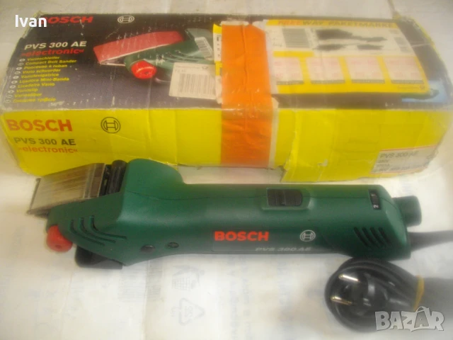 Швейцарски ел. двустранен мини лентов шлайф BOSCH Made in SWITZERLAND шлайфане труднодостъпни места, снимка 7 - Други инструменти - 51251907