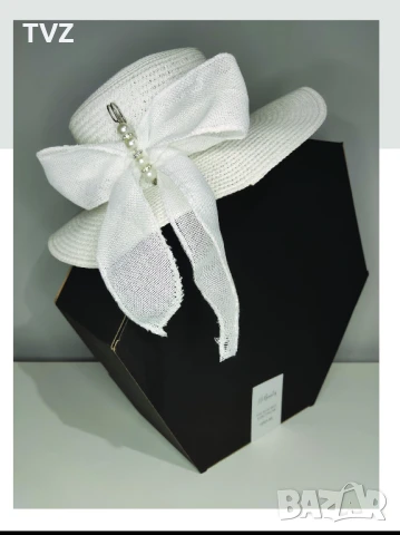 Летни шапки черна, бяла, розова, бежова , снимка 2 - Шапки - 50869633