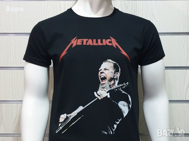Нова мъжка тениска с дигитален печат на музикалната група METALLICA, снимка 9 - Тениски - 29050893