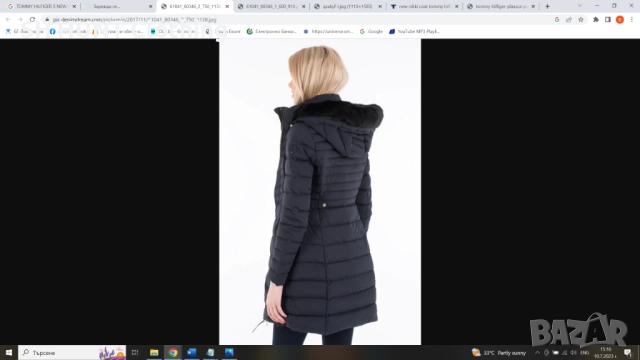 TOMMY HILFIGER Womens DOWN Jacket Размер XL дамско яке с гъши пух 8-54, снимка 4 - Якета - 52216907