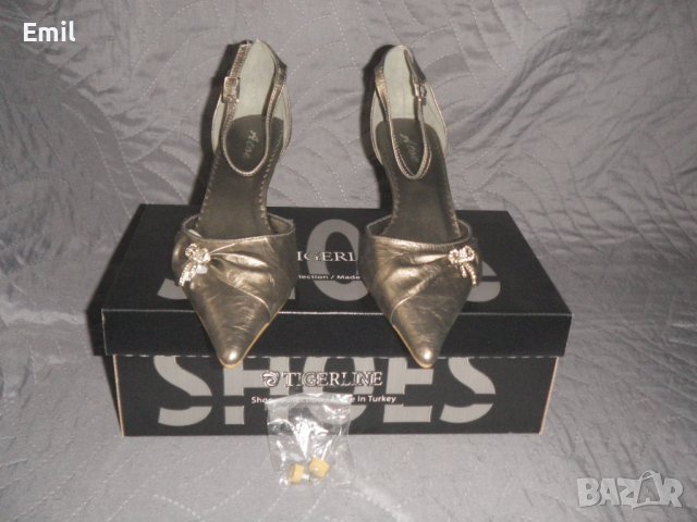 Продавам луксозни дамски обувки, снимка 1 - Дамски елегантни обувки - 36801922