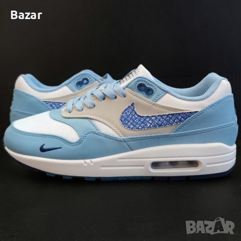 Nike AirMax 1 Premium Blue Размер 43 Номер 27.5см Стелка Мъжки Маратонки Обувки Нови Оригинални