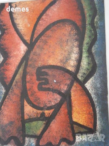  Жените на Африка-2-картина маслени бои, снимка 2 - Картини - 32930903