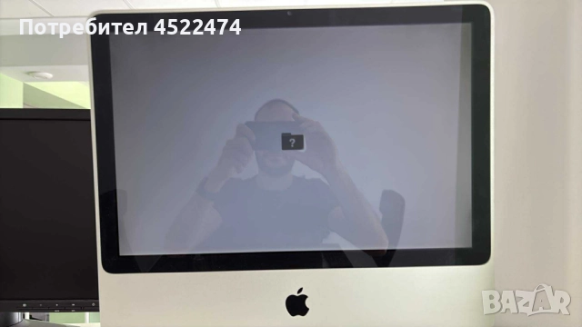 20'' Apple iMac A1224 Настолен компютър с повреден хард, снимка 3 - За дома - 51993826