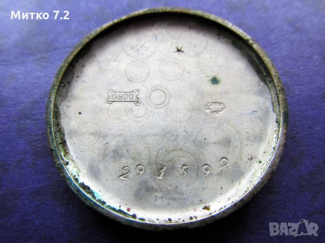 СТАР СРЕБЪРЕН ЧАСОВНИК , снимка 7 - Антикварни и старинни предмети - 27495541