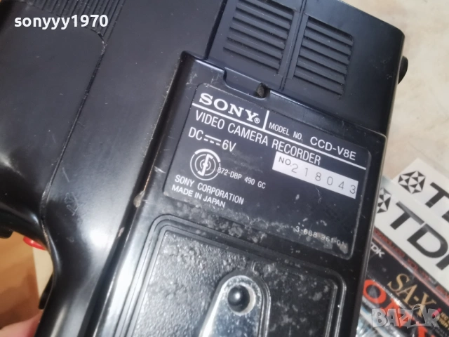 SONY CCD-V8E VIDEO 8 CAMERA MADE IN JAPAN 2201261333, снимка 5 - Камери - 53187802