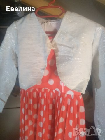 Рокля с болеро, снимка 2 - Детски рокли и поли - 28595726