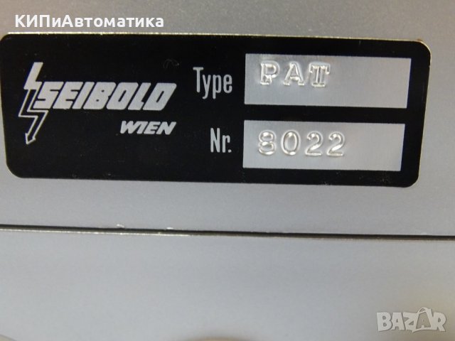 pH-индикаторна система SEIBOLD WIEN PAT 8022, снимка 5 - Резервни части за машини - 37186827