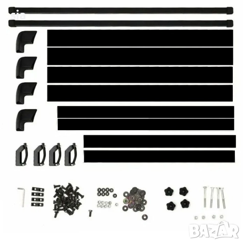 Багажник за автомобил, скара, Универсален, алуминий + стомана, 3 размера, снимка 10 - Аксесоари и консумативи - 44380451