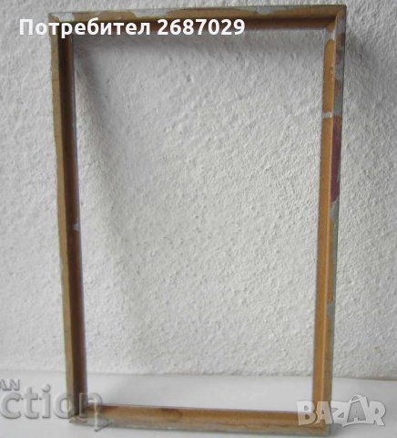  Стара дървена рамка за картина 35.5 х 23.5см, снимка 4 - Други ценни предмети - 28950230