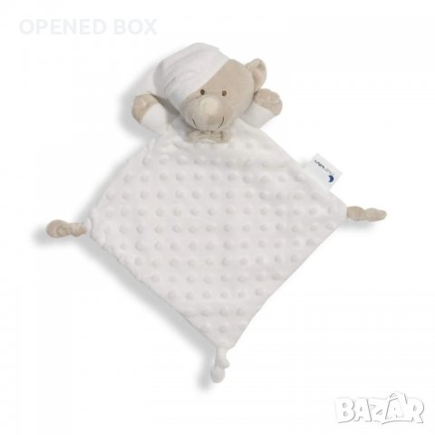 Кърпа за игра - Мече, Interbaby DU003-05 Doudou пухкава играчка за бебета Мече Бежово 100 g