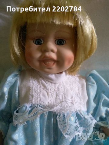 Порцеланова кукла бебе И порцеланов Арлекин, снимка 2 - Антикварни и старинни предмети - 28718658