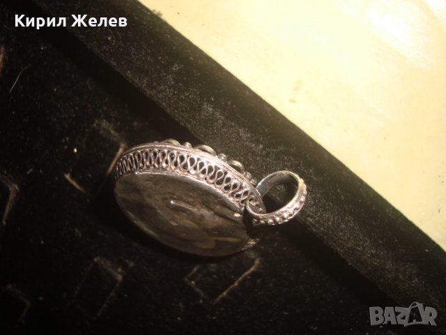 19 ВЕК ФИЛИГРАНЕН СРЕБЪРЕН МЕДАЛЬОН ВИСОКА ПРОБА СРЕБРО с ГРАНУЛАЦИЯ СТАРИННО ГРАДСКО БИЖУ 22216, снимка 16 - Антикварни и старинни предмети - 33046559