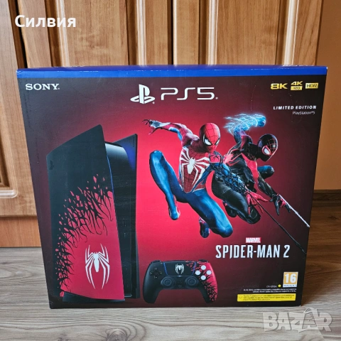 PlayStation 5 Spider-Man PS5 + 4 игри ПлейСтейшън 5 Спайдърмен, снимка 10 - PlayStation конзоли - 53082602