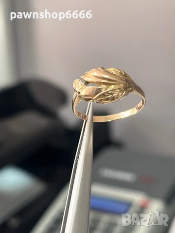 Златен пръстен 14 карата, снимка 2 - Пръстени - 50904248